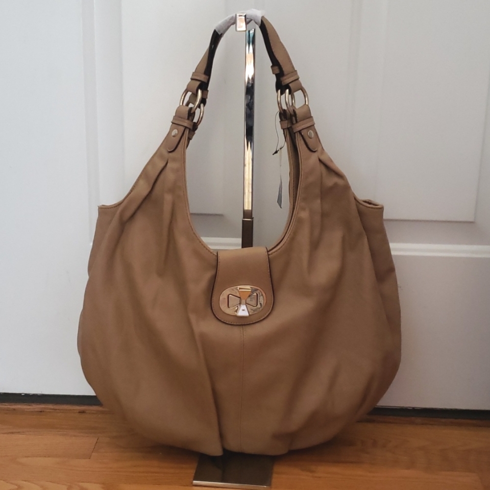 Eloquii Large Hobo Style Turn Lock Bag NWT